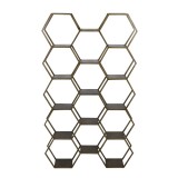 HEXAGON14 BRASS SHELF - CABINETS, SHELVES